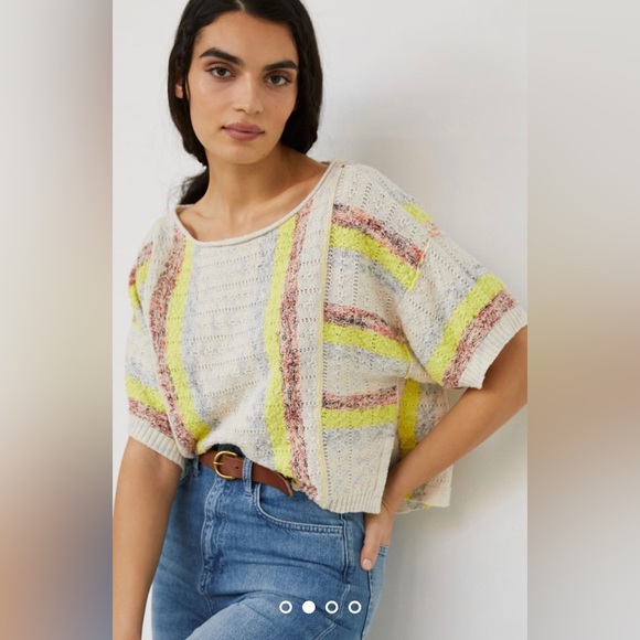 Anthropologie Pilcro Beachside Sweater Tee - Picture 3 of 13